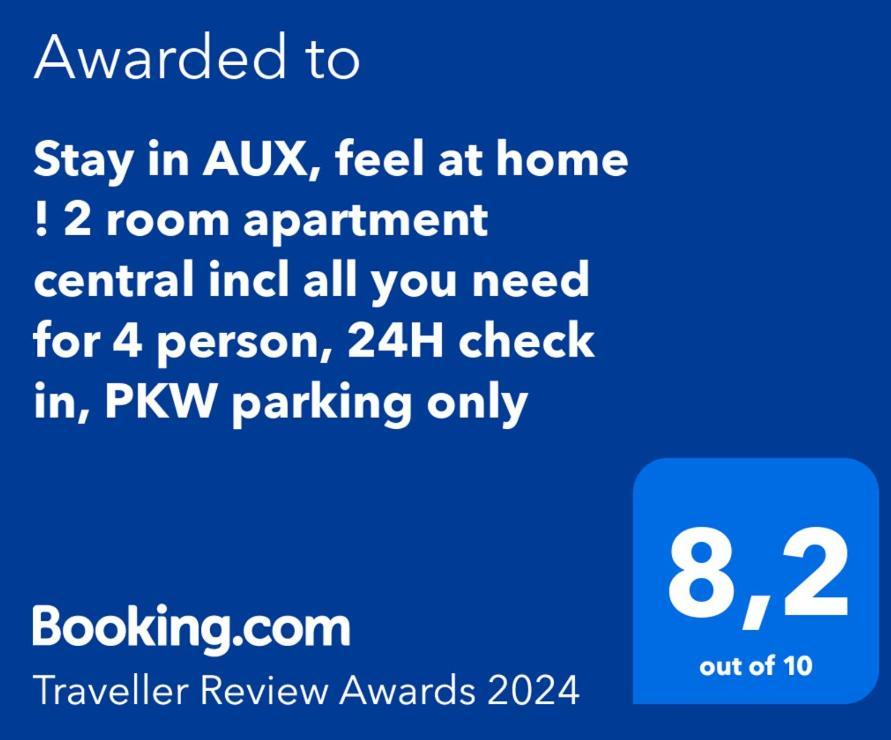 Stay In Aux, Feel At Home ! 2 Room Apartment Central Incl All You Need For 4 Person, 24H Check In, Pkw Parking Only Augsburg Eksteriør bilde